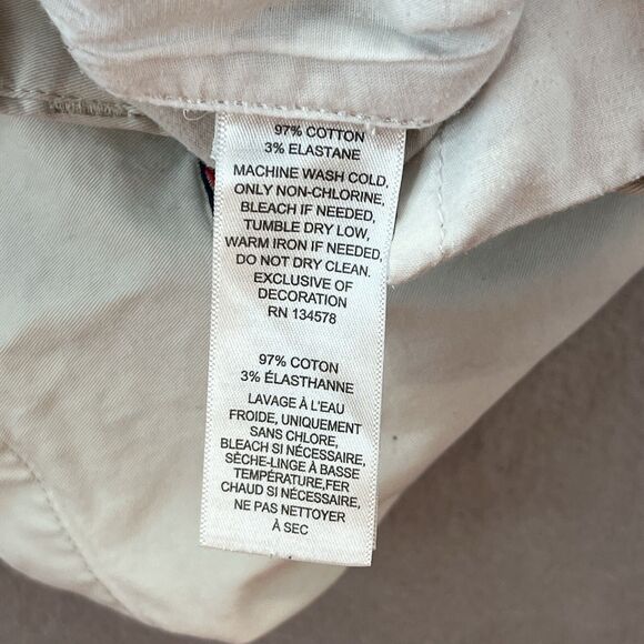 Vineyard Vines Shorts Men 30 Beige Chino Club Short USA Flag Whale Embroidery - Picture 6 of 15